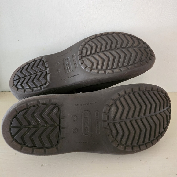 CROCS Neria Clogs Women Argyle Brown Garden Work Casual - Picture 6 of 8